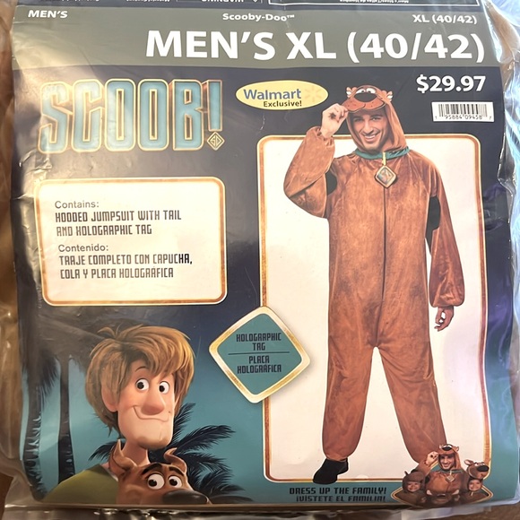 ❤️3/$25 Mens XL Scooby-Doo Costume - Picture 9 of 10